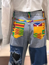 Load image into Gallery viewer, Afrime Distressed Jeans