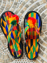 Load image into Gallery viewer, Kente sandals