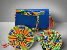 Load image into Gallery viewer, African (Kente) print bag