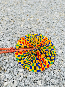 African hand held fan