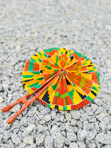 African hand held fan