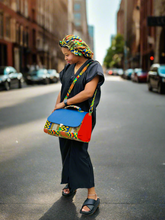 Load image into Gallery viewer, African (Kente) print bag