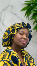 Load image into Gallery viewer, Silk African motif bonnet