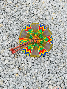 African hand held fan