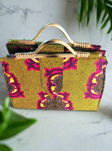 Afra wood handle  Tote