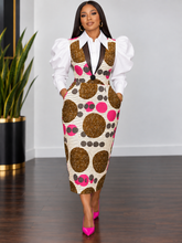 Load image into Gallery viewer, Sleeveless v cut dress