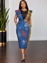 Load image into Gallery viewer, Sleeveless v cut dress