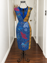 Load image into Gallery viewer, Sleeveless v cut dress
