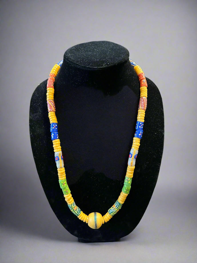Ghanaian Native beaded necklace