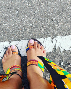 Kente Sandals