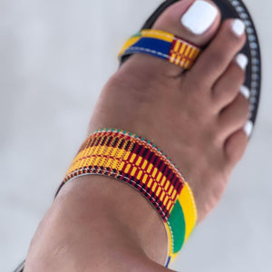 Kente Sandals