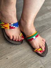 Load image into Gallery viewer, Kente Sandals