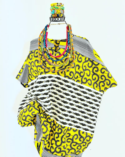 Yellow asaasaawa dress