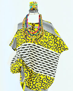 Yellow asaasaawa dress