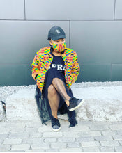 Load image into Gallery viewer, Kente Bomber Jacket