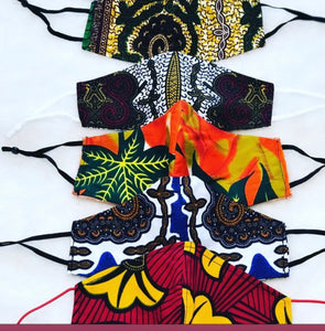 African Cloth Fashion Mask