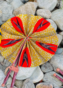 African hand held fan