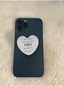 Heart pop socket