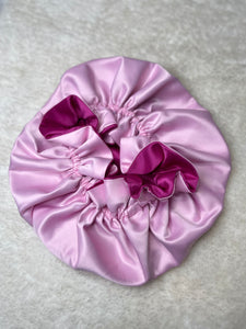 Reversible Satin Bonnet