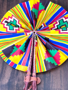 African hand held fan