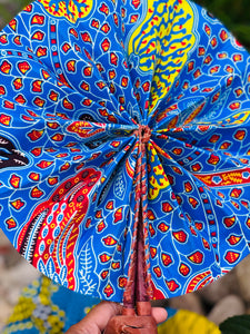 African hand held fan