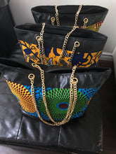 Load image into Gallery viewer, Chain handle african bag/tote