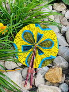 African hand held fan