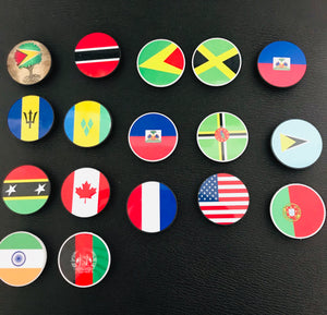 Flag pop socket