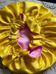 Reversible Satin Bonnet