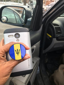 Flag pop socket