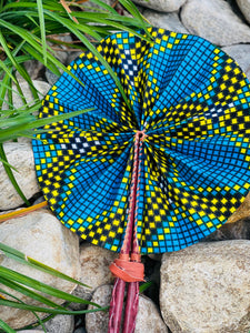 African hand held fan