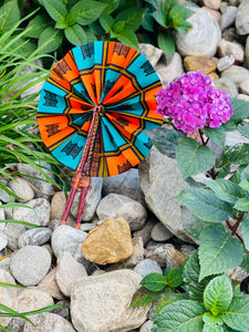 African hand held fan