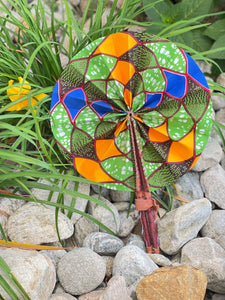 African hand held fan